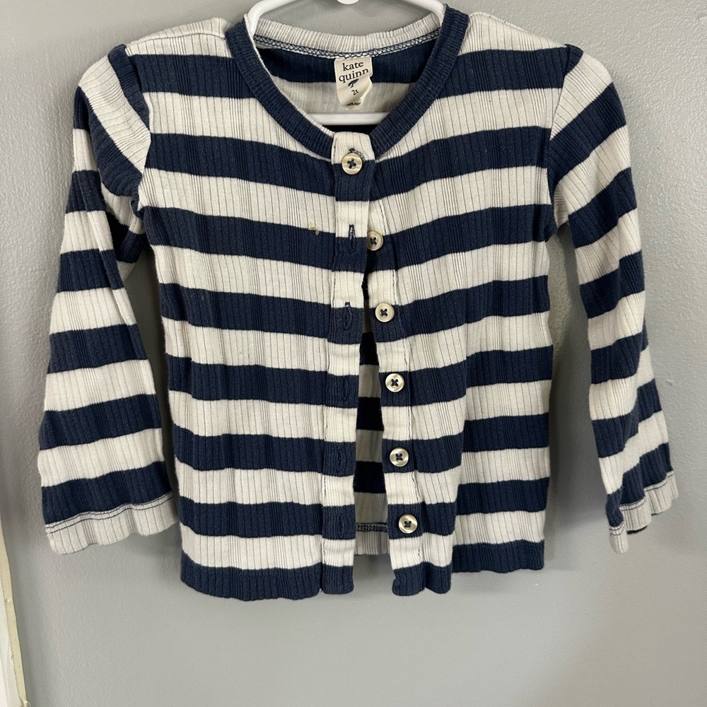 Kate Quinn Kids Striped Button Down Shirt
